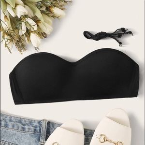 Shein Bandeau Bra With Adjustable Strap